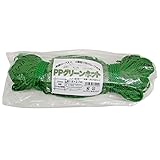 まつうら工業 多目的PPグリーンネット 28mm角目 約1.8×2.7m(周囲ロープ、4隅取り付けロープ付)