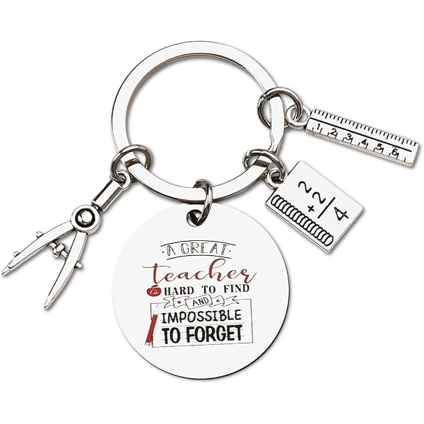 Thank You Teacher Keychain - Appreciation Gift For Teachers, Principal, Graduation