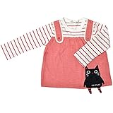 2017年 春物 UZUCHAT ウズチャット キャミ重ね着風 長袖Ｔシャツ UZULAND ウズランド レッド◇90cm