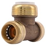 Sharkbite 1 /2 " CTS CTS x 1 /2 " x 1 /2 " PVC TRANSITIONスリップTee 3/4 inch UIP371A 1