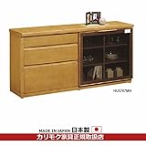 カリモク　サイドボード・リビングボード/　サイドボード　幅1598mm　（HU5767MS・HU5767MH・HU5767MK） カラー:MS)ナッツシェル