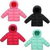 90-130cmキッズダウンジャケット フード付きダウンコート 軽量 厚手 暖かい　かわいい 子供用 女の子 男の子　 Green,130