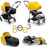 Bugaboo Bee3 and Bassinet Yellow/Black Travel System by Bugaboo [並行輸入品]
