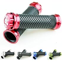 Amazon.co.jp: カスタム グリップ ダイヤ レッド 赤 左右セット