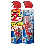 アースジェット 水性タイプ [400ml] 無香料 2本パック ハエ蚊用 殺虫スプレー トコジラミ・マダニ・イエダニにも (アース製薬)