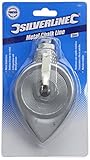 30m Silverline Lightweight Aluminium Metal Builders Diy Chalk Line Plumb Bob