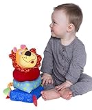 Nuby Build a Buddy Plush Stacking Toy, Lion [並行輸入品]