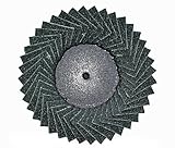 Shark 83751 3-inchジルコニアミニカップスタイルフラップディスク、grit-40、pack-2