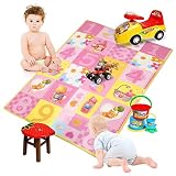 ベビーキッズ子供クロール再生マットFoamブランケットラグLarge Carpet Playmatインドア/アウトドア – 47.2 X 70.9インチ