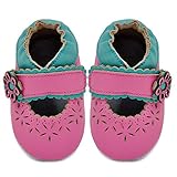 Kimi + Kai Kids Soft Sole Leather Crib Bootie Shoes - 12-18 Months