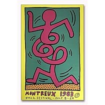 モントルー・ジャズ・フェスティバル  1983/ヘリング/ポスター Amazon.co.jp: ポスター キース ヘリング モントルー・ジャズ