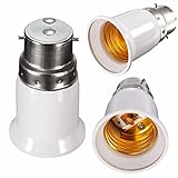 ILS - LED Converter Light Bulb Lamp Adapter B22 to E27 Base