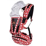 （レーチャミ）le charme 抱っこ紐 簡単 新生児 メッシュ 3ヶ月から36ヶ月まで 通気性良い 赤