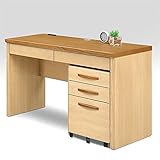 デスク ワークデスク ＰＣデスク パソコンデスク 机 123cm ワゴン付