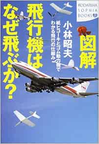図解 飛行機はなぜ飛ぶか 紙ヒコーキとゴム動力機でわかる飛行の仕組み 講談社sophia Books 小林 昭夫 本 通販 Amazon