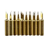 A-BF 10pcs 900M Soldering Iron Tips for Hakko, Radio Shack, TENMA,ATTEN, QUICK, Aoyue, Yihua Solderi