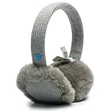 (アグ オーストラリア)UGG AUSTRALIA クラシック ニット イヤマフ U1877 キッズ ジュニア 02.グレーヘザー O-S [並行輸入品]