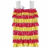 (フィーショー)FEESHOW　ベビーロンパース　おしゃれベビー服　パンパンチュチュ　可愛い度満点　チュールリボンロンパース　女の子ベビー　ボディースーツ　ワンピース　パーティー　お出かけ　イベント　