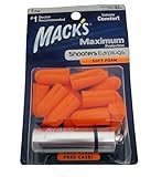 MACK'S 猟銃用 耳栓 Maximum Protection 7ペア 容器付 オレンジ 33dB Item # 4799