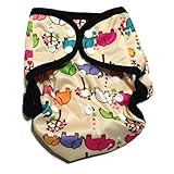 One Size Fit Most - Diaper Covers for Prefolds/Regular Inserts PUL - ELEPHANTS by BubuBibi [並行輸入品]