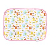 エルフ ベビー(Fairy Baby)ベビー綿おむつ替えシート 携帯用防水 40*30cm(カラー:キリン)