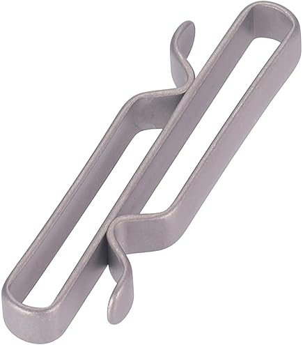 Amazon.co.jp: S 字型両面ベルトキーホルダーチタンベルトループ