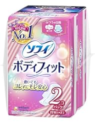 ソフィ ボディフィット ふつうの日用 羽つき 21cm 22枚入×2個