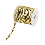 東京堂 フラワー資材 ロイヤルコード8mm (9m巻き) ゴールド RR051921