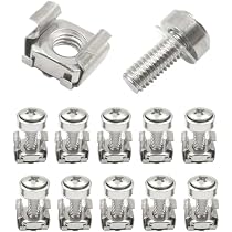 Amazon.co.jp: M5ケージナット・ネジセット 10セット M5×16mm 304