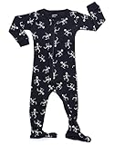 Leveret SLEEPWEAR ユニセックス・ベビー カラー: ブラック