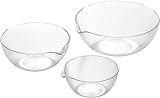 【オンライン限定】ヨシカワ 片口レンジボウル 3pcs (190・380・700ml) 耐熱200℃ 日本製 4003092
