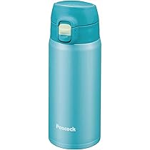 ワンタッチオープン水筒 ブラック・ブルー*7 ピーコック魔法瓶工業