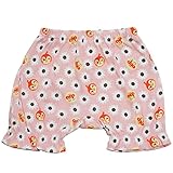 【本体綿100％】2017年 夏物 アンパンマンガール 天竺 お花柄 ３分丈パンツ Anpanman Girl ピンク◇95cm