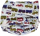 CuteyBaby That's a Wrap Diaper Cover, Trains & Cars, Medium by CuteyBaby