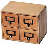 天然木の アンティーク ドロワーボックス