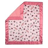 My Blankee Sharkies Minky Pink w/ Minky Dot Watermelon Baby Blanket, 30 x 35 by My Blankee