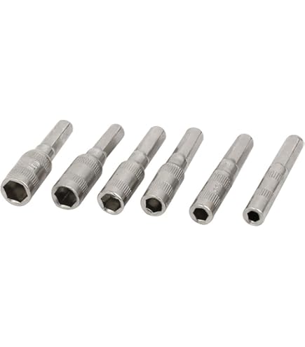 Amazon | uxcell クイックチェンジナットドライバービットセット 6.35