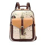レディース女性用　リュックサック　通学　通勤　出張用　旅行　アウトドア　ショピング 　トラベル　バックパック　大容量　人気　カジュアル　A4サイズ　学生　大人用　かわい い　ショルダー (カーキ) [