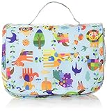 Solby おむつポーチ アニマルリーフ/ブルー 【Sサイズのおむつが約8枚入る大容量! 】【Sフック付】BGSB103702