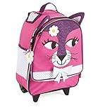 Janod Cat Rolling Suitcase [並行輸入品]