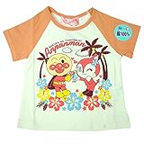 アンパンマン 天竺 ハイビスカス 半袖Ｔシャツ オレンジ◇95cm