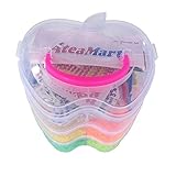 AteaMart DIYビーズ&ペグボード パック (キット内容:5mm-1パック5000ピース+6個ヒューズビーズ ボード+2個ピンセット+10色アイロンペーパー) FORクリスマスギフト並行輸入品