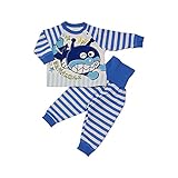 【本体綿100％】2018年 春物 アンパンマン ミニ裏毛 ３キャラ 腹巻付き 長袖パジャマ Anpanman ブルー◇95cm