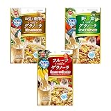 charm(チャーム) マルカン フルーツいっぱいグラノーラ＋野菜いっぱいグラノーラ＋お豆と穀物いっぱいグラノーラ 180グラム (x 3)
