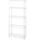 Amazon｜SONG 5段スチールラック 幅90×奥行35cm 高さ150/120/90cm