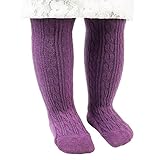 OEM 0-24m baby cotton pantyhose purple (L)