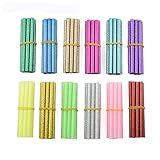 接着剤のための120ピース色のホットメルト接着剤棒棒7mm高粘度粘着ペンDIYのアートクラフトハンド修復ツール