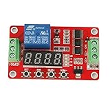 Lovoski DC12V　多機能　リレーモジュール　セルフロック　リレー　サイクル　タイマー　モジュール　PLC