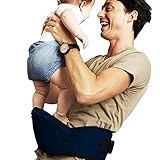 ING STYLE 抱っこがラク！ ウエストポーチ型 抱っこひも (ネイビー)