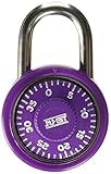 2 - Pack of 1 – 3 / 4 "カラー組み合わせpadlock-purple、by NuSetロック